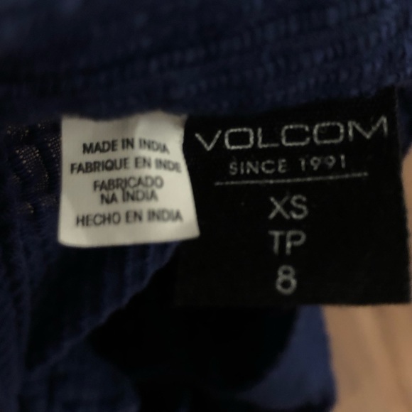 Volcom Dark Blue Loose Fitting Sleeveless Dress - Picture 6 of 6